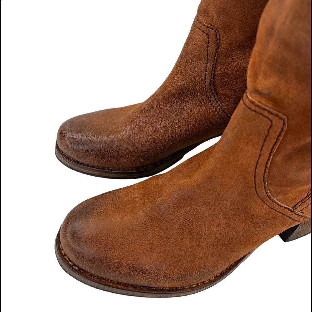 Johnston & Murphy Women’s Back Zip Buckle Leather Boots - Picture 9 of 14